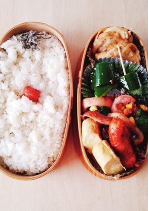 毎日☆記録☆わっぱ弁当☆イカ焼き-レシピのメイン写真