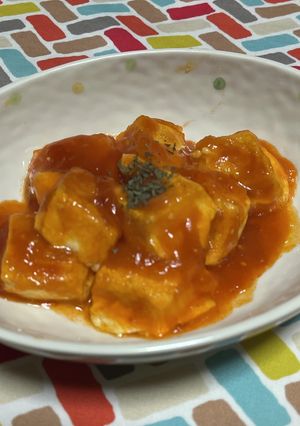 超簡単☆旨味堪能！ケチャップ揚げ出し豆腐-レシピのメイン写真
