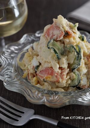 コンビニ風★ちょっと甘いポテトサラダ♪-レシピのメイン写真
