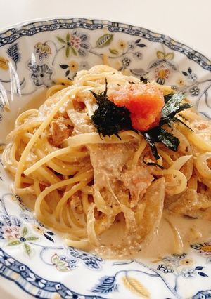 明太クリームパスタ-レシピのメイン写真