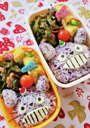 キャラ弁☆トトロ？トトロだよね？弁当☆-レシピのメイン写真