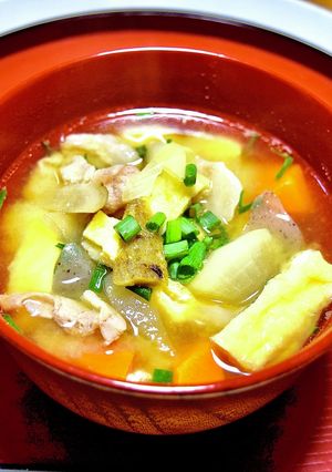 ほっとする美味しいさ豚汁　簡単スープ-レシピのメイン写真