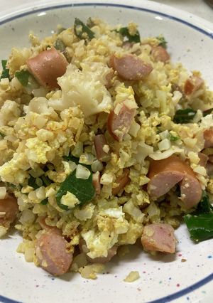 いりこ風味がっつり！糖質オフ粉末だし炒飯-レシピのメイン写真