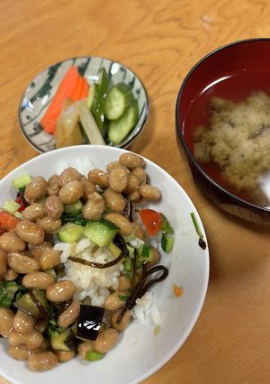 野菜たっぷり山形のだし納豆ご飯-レシピのメイン写真
