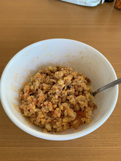 ダイエット飯!レンジで納豆キムチ炒飯-レシピのメイン写真