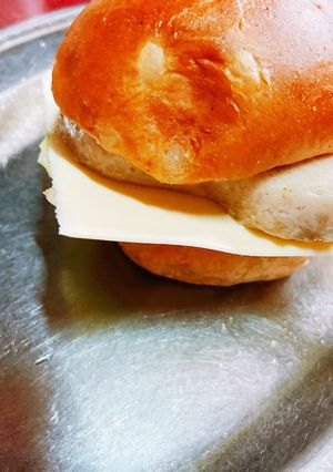 サラダチキンチーズバーガー-レシピのメイン写真