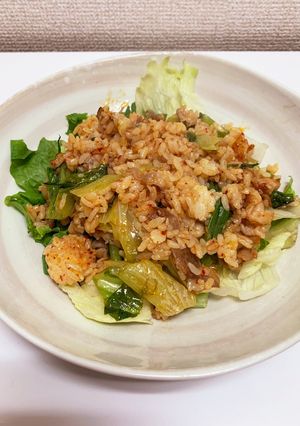 豚キムチチャーハン【時短・簡単】-レシピのメイン写真
