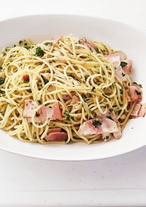 パセリスパゲティ-レシピのメイン写真