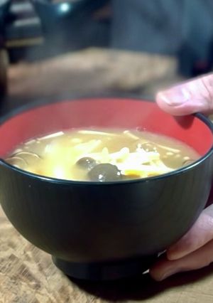 冬レシピ　野菜たっぷりのお味噌汁　-レシピのメイン写真