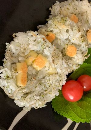 ジャコチーズde焼きおにぎり-レシピのメイン写真