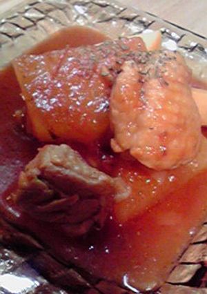里芋とカブもほっくりのチキンのトマト煮-レシピのメイン写真