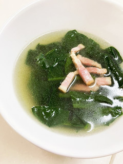 5分でほうれん草のスープ-レシピのメイン写真