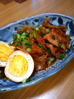 ゆで卵と豚肉の照り味噌煮-レシピのメイン写真