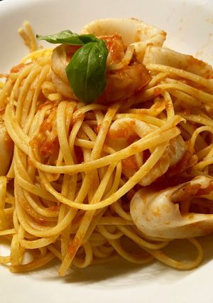 Seafood Linguine-レシピのメイン写真