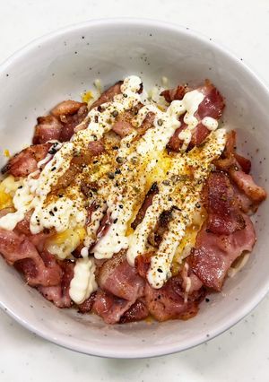 ベーコンチーズ★マヨ七味丼-レシピのメイン写真