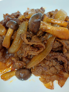 牛肉としめじのケチャップ炒め-レシピのメイン写真