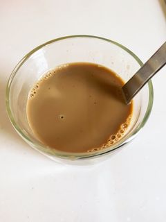 完熟柿のカフェラテ(柿子拿铁)-レシピのメイン写真