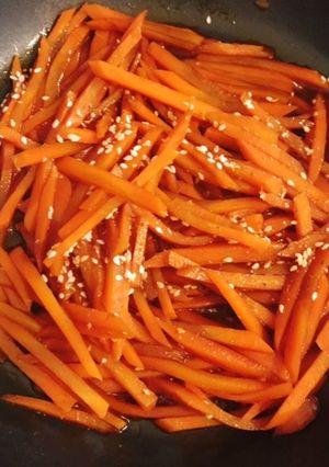 <海外で作る!>きんぴらにんじん-レシピのメイン写真