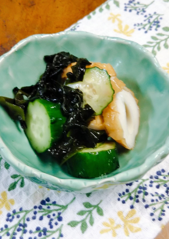 簡単♪竹輪と胡瓜の酢の物-レシピのメイン写真
