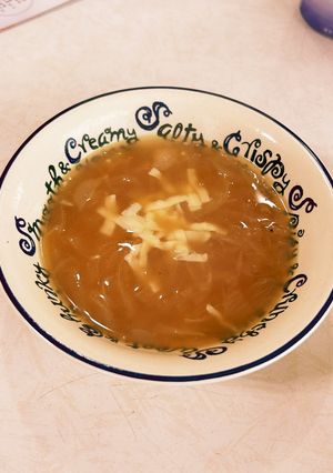 オニオンスープ、チーズ入り-レシピのメイン写真