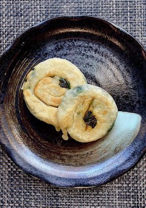 ほうれん草のカリモチお焼き-レシピのメイン写真