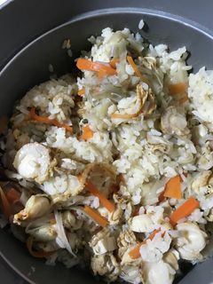 ベビーホタテの きんぴら飯-レシピのメイン写真