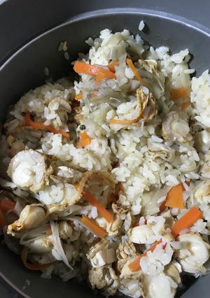 ベビーホタテの きんぴら飯-レシピのメイン写真