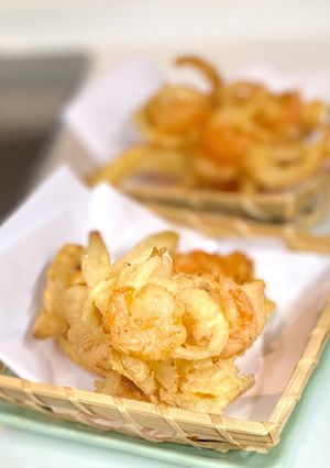 玉ねぎと小海老のかき揚げ-レシピのメイン写真