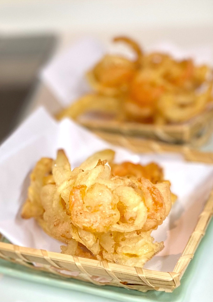玉ねぎと小海老のかき揚げ-レシピのメイン写真