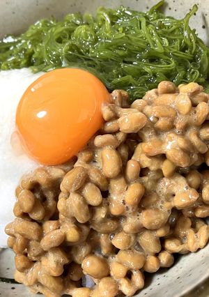手軽に健康を!ネバ玉納豆丼-レシピのメイン写真