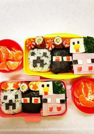 マイクラキャラ弁-レシピのメイン写真