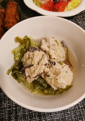 鶏団子とキャベツ煮込み-レシピのメイン写真