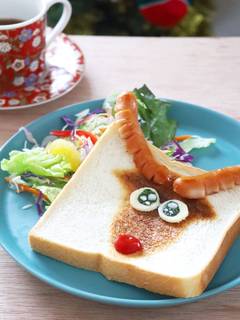 うさぎさん♡トースト