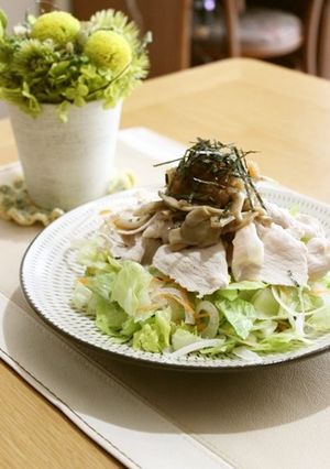 海苔が決め手のきのこサラダ-レシピのメイン写真