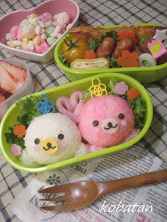 まめゴマ❀ひな祭りのお弁当(キャラ弁)-レシピのメイン写真