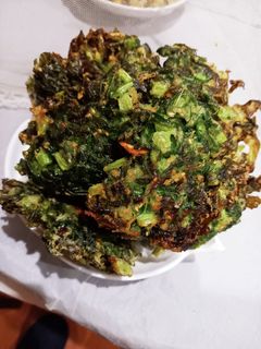 大根の葉っぱのかきあげ。-レシピのメイン写真