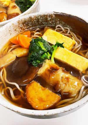 昔ながらのあんかけ蕎麦-レシピのメイン写真