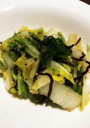 白菜の【塩こんぶサラダ】-レシピのメイン写真