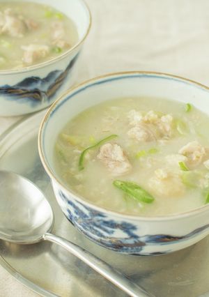 レンジで簡単♪オートミール参鶏湯-レシピのメイン写真