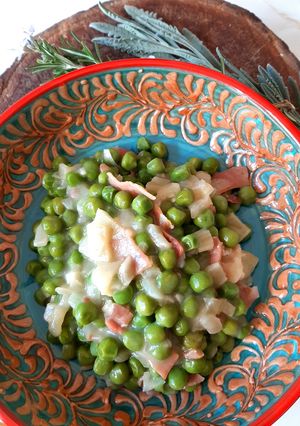グリーンピースと生ハムのお惣菜-レシピのメイン写真