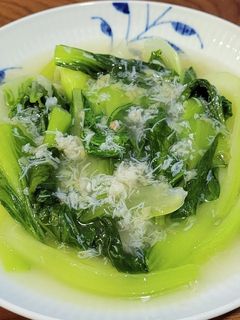 チンゲン菜のカニ缶あんかけ-レシピのメイン写真