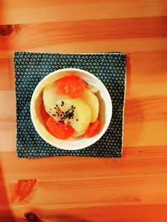 長芋と人参の煮物-レシピのメイン写真