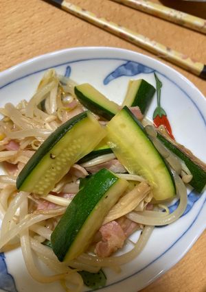 ベーコンともやしの味ぽん炒め-レシピのメイン写真