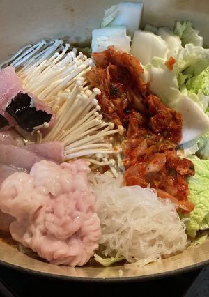 真鱈と真ダチのキムチ鍋あったまる冬レシピ-レシピのメイン写真