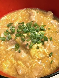 親子あんかけうどん-レシピのメイン写真