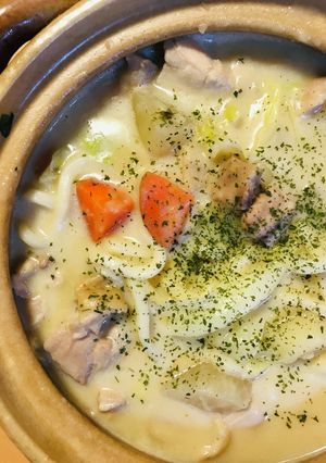 プチッと鍋＆ルー●冬のシチューうどん鍋-レシピのメイン写真