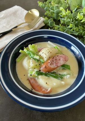 カブとウインナーのクリーム煮-レシピのメイン写真