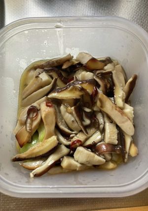 しいたけのペペロンチーノ-レシピのメイン写真