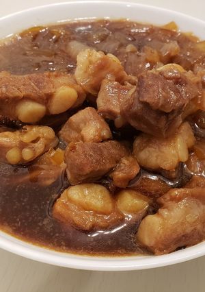 【30+60分】市販ソースで豚軟骨煮-レシピのメイン写真