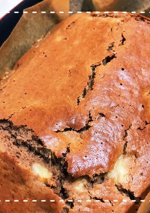 HMで簡単！チョコバナナ米粉ケーキ-レシピのメイン写真